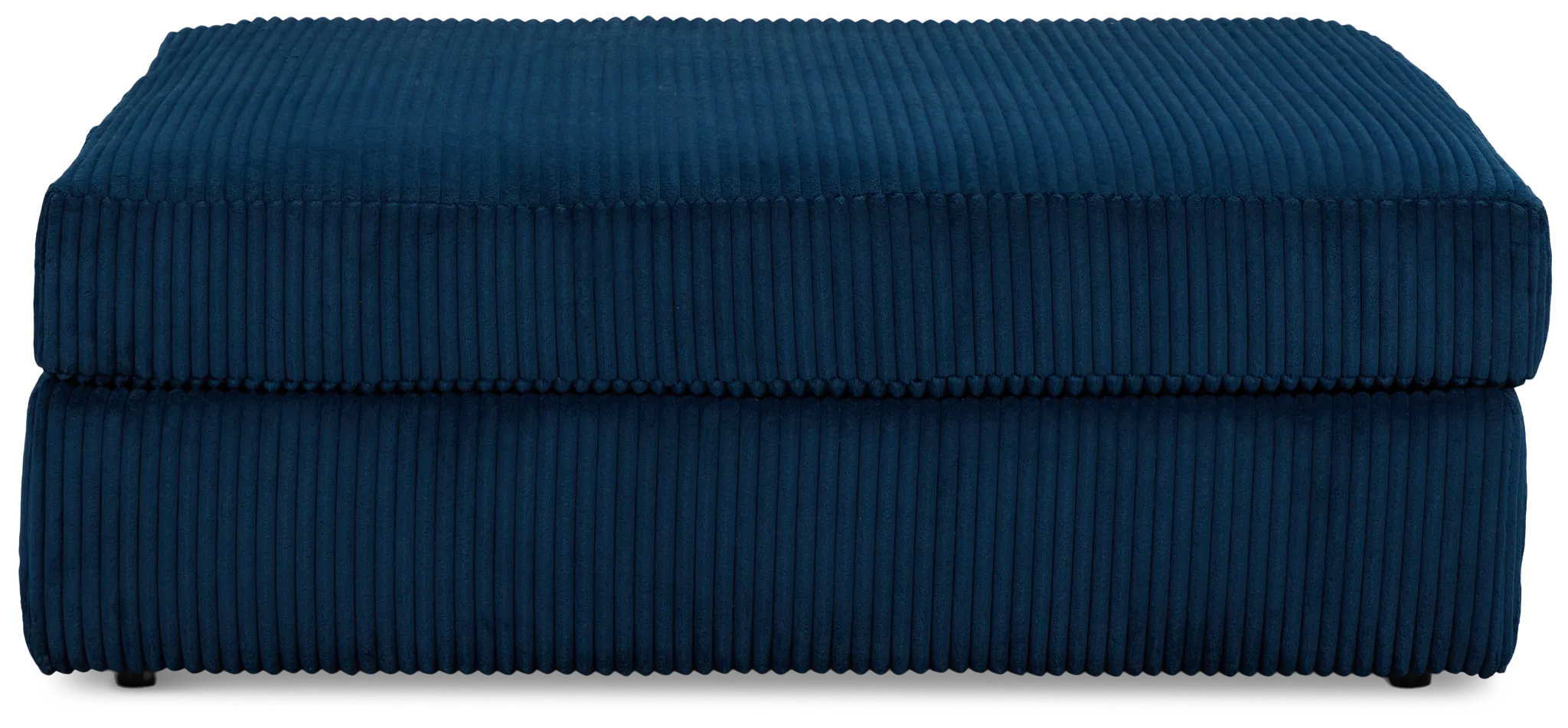 Charlie Dark Blue Fabric Cocktail Ottoman