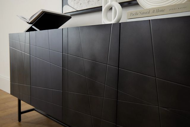 Wynter Dark Tone Four-door Cabinet