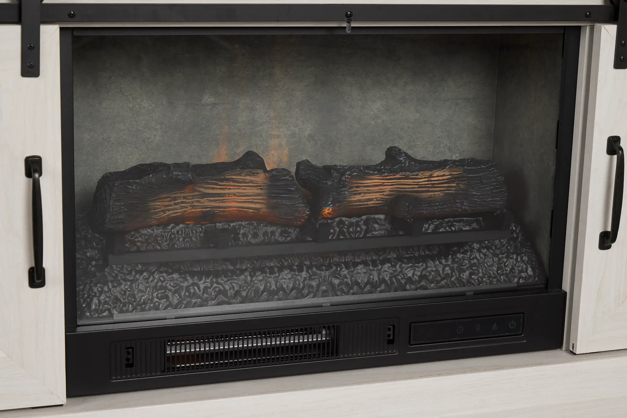 Brookridge White 65" Tv Stand With Fireplace Insert Brookridge White 65" Tv Stand With Fireplace Insert