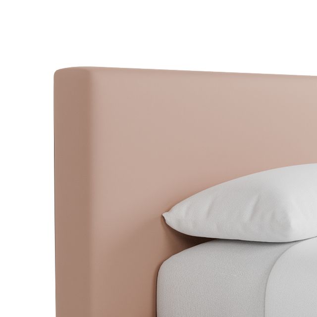 Grayton Joya Light Pink 44" Upholstered Platform Bed