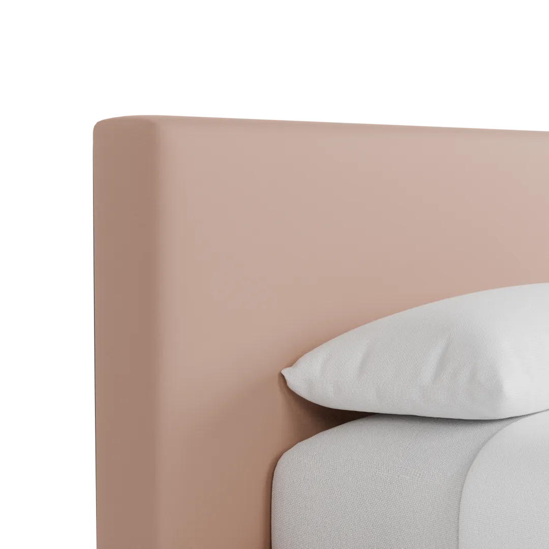 Grayton Joya Light Pink 44" Upholstered Platform Bed