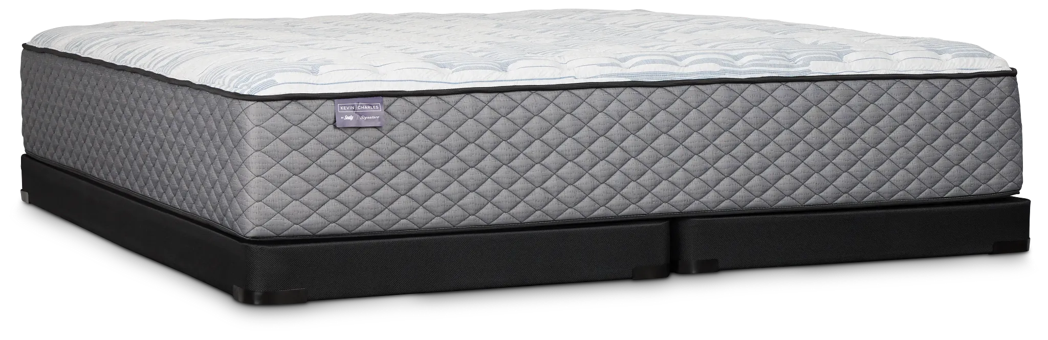 Kevin Charles By Sealy Signature Extra Firm Low-profile Mattress Set