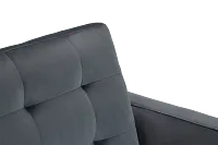 Mila Gray Velvet Chair