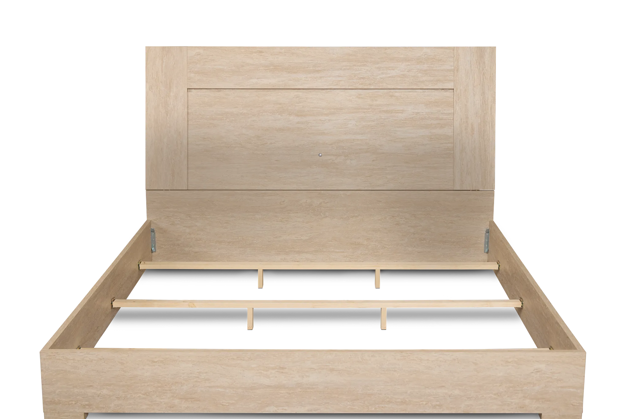 Malta Light Tone Panel Bed