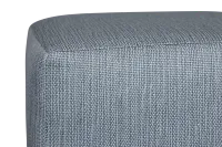 Rhodes Light Blue Fabric Ottoman