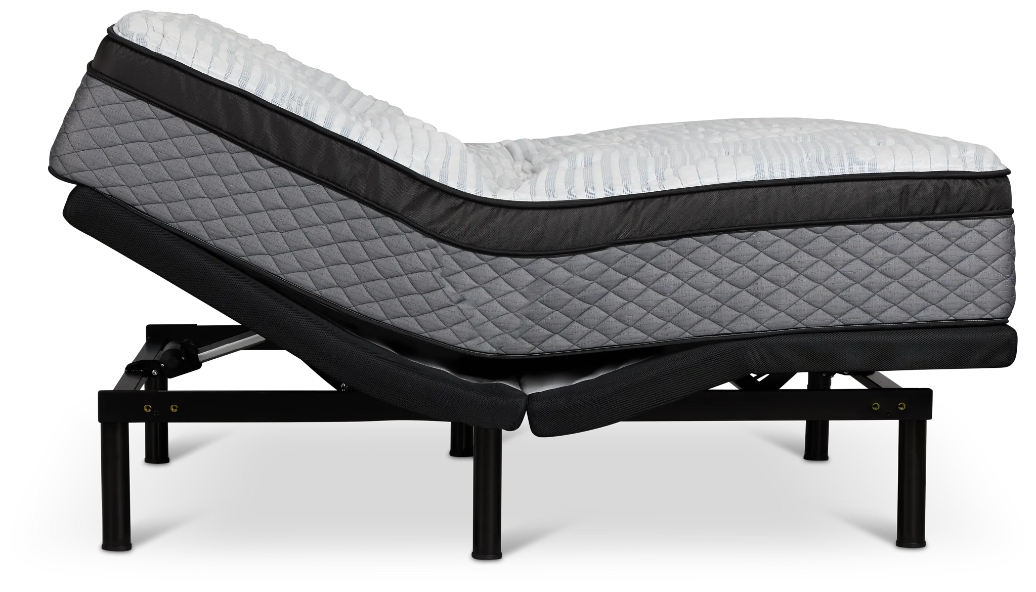 Kevin Charles By Sealy Signature Plush Plus Adjustable Mattress Set