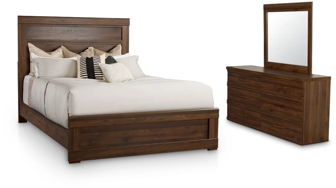 Atlantic Mid Tone Panel Bedroom