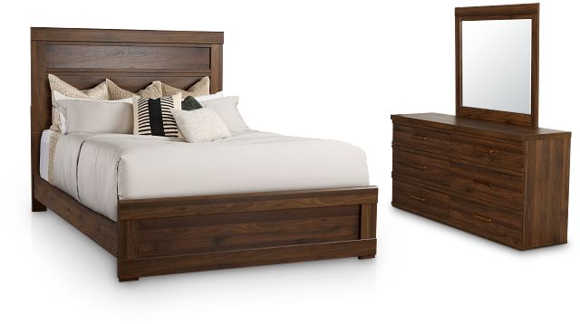 Atlantic Mid Tone Panel Bedroom