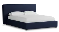 Grayton Joya Dark Blue 44" Upholstered Platform Bed
