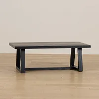 Williamsburg Black Rectangular Coffee Table