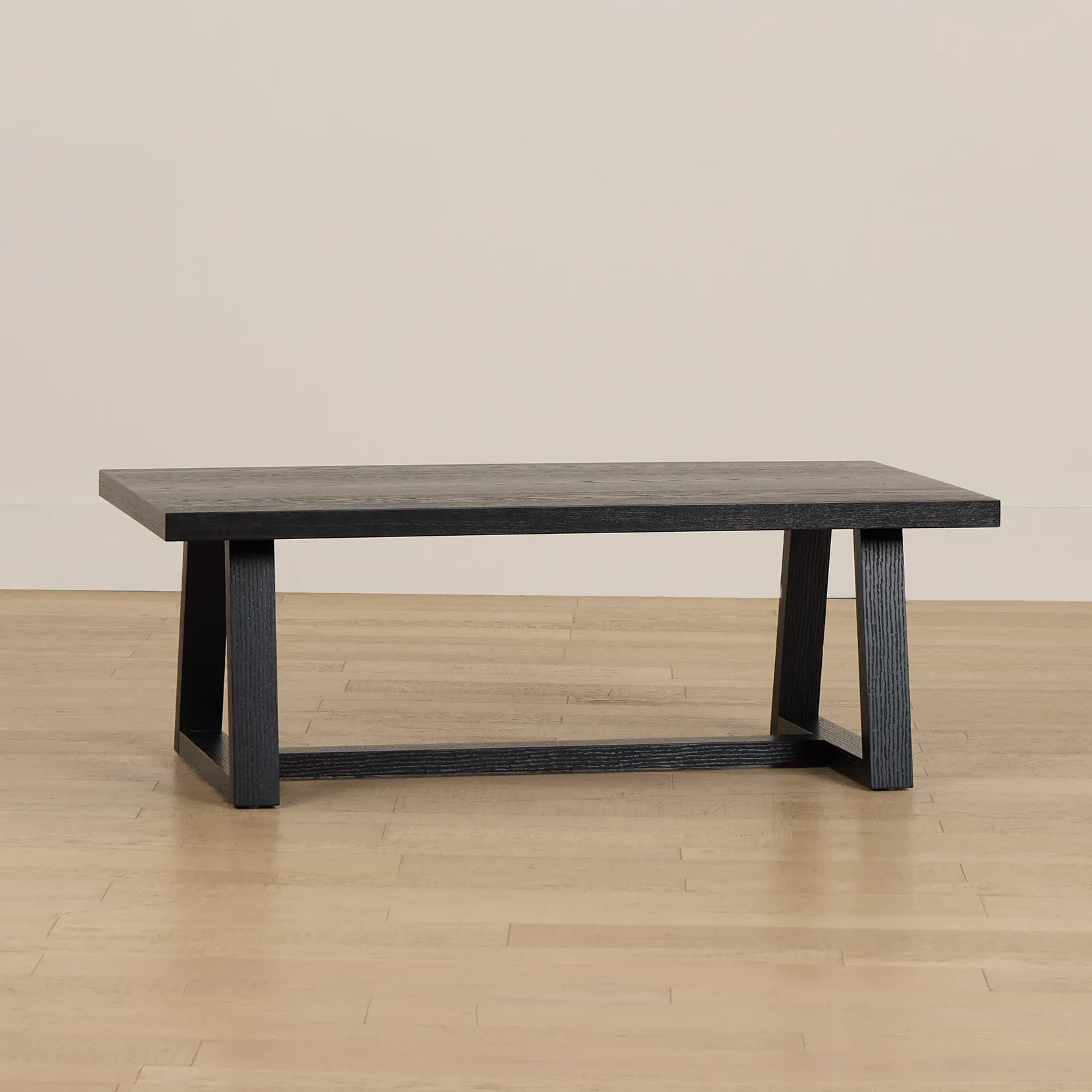 Williamsburg Black Rectangular Coffee Table