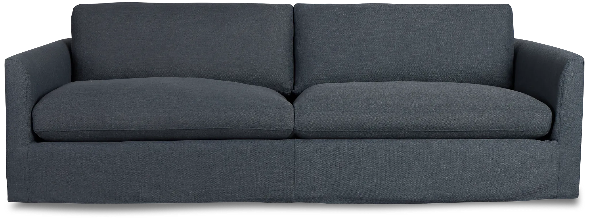 Willow 102" Navy Fabric Sofa