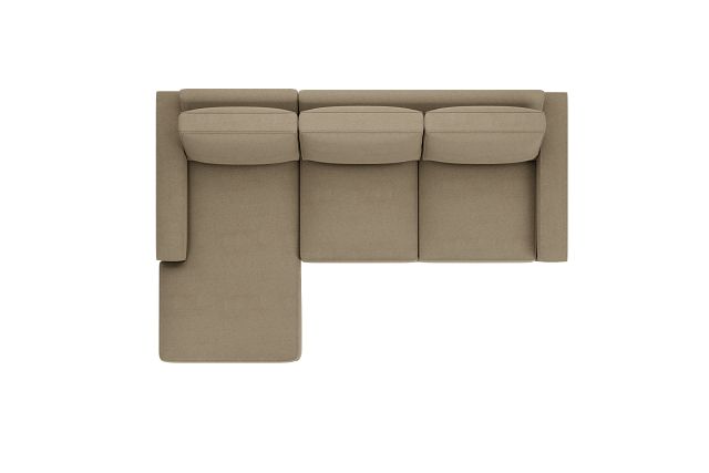 Edgewater Elite Taupe Left Chaise Sectional