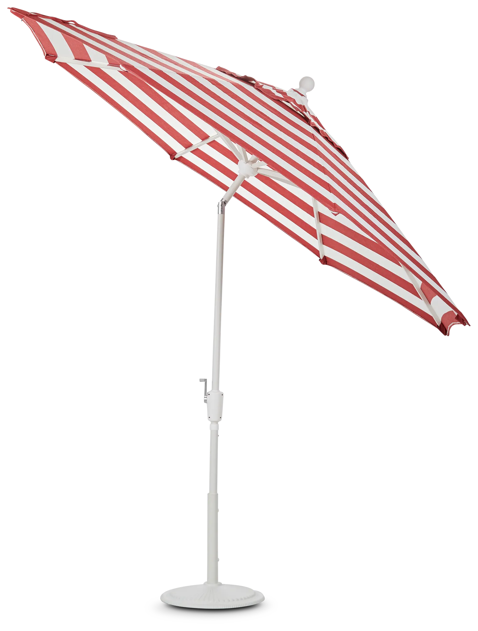 Capri Red Stripe Umbrella Set