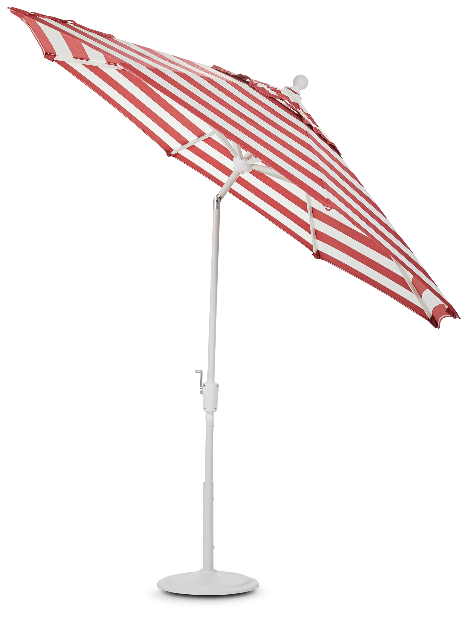 Capri Red Stripe Umbrella Set Capri Red Stripe Umbrella Set