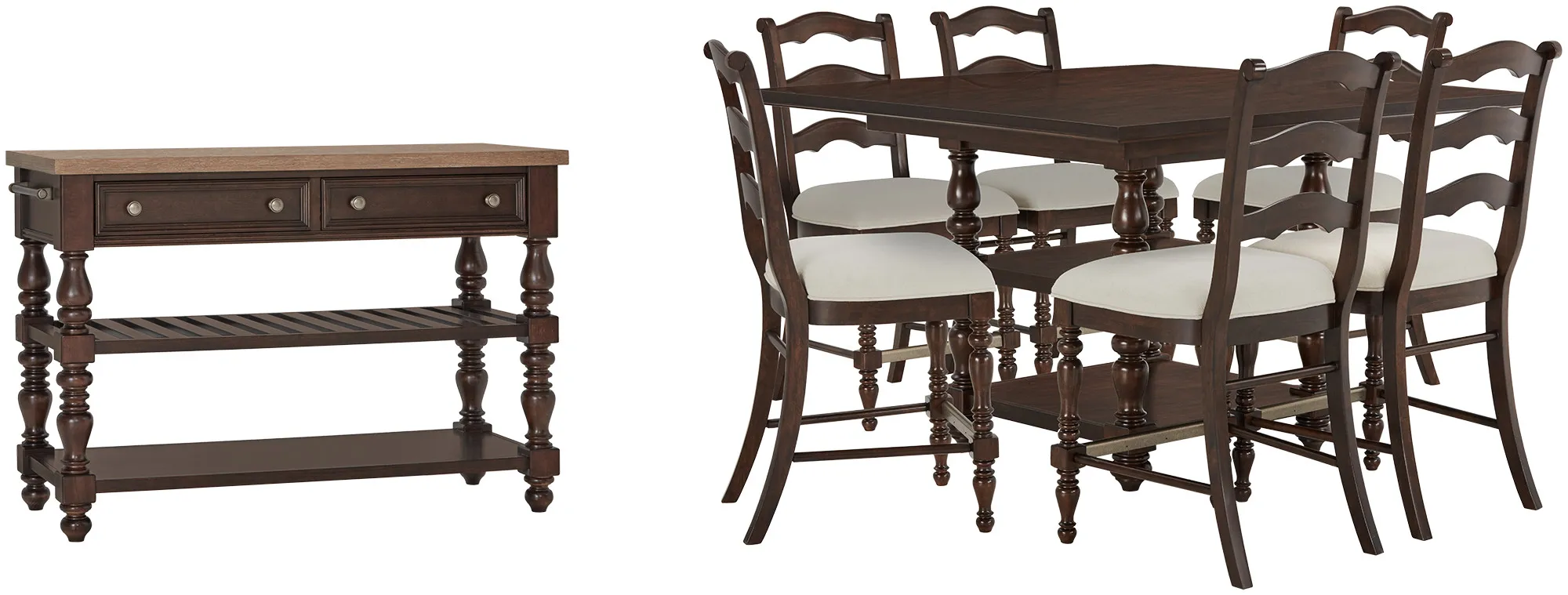 Savannah Dark Tone High Dining Room