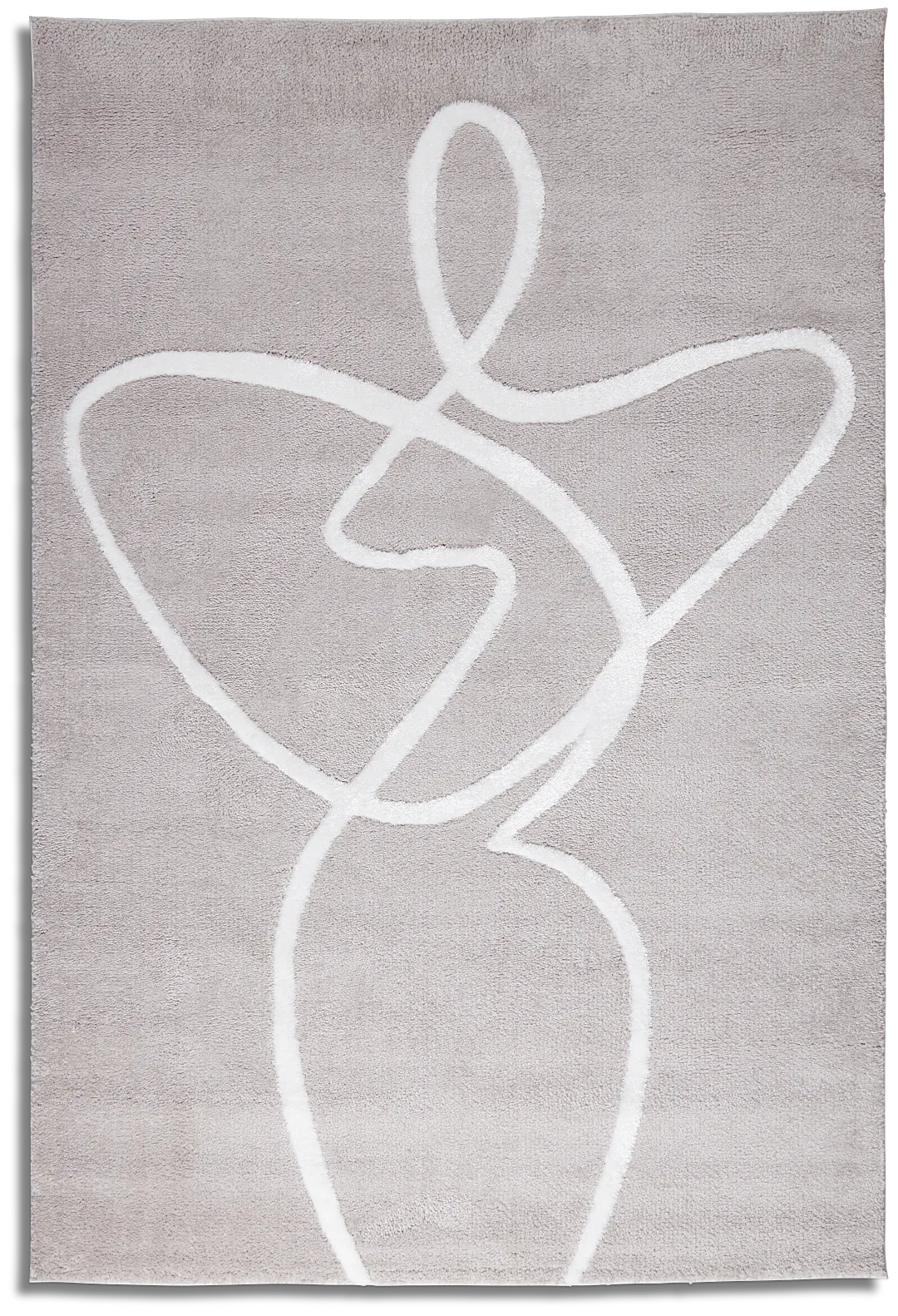 Mimi Gray 5x8 Area Rug