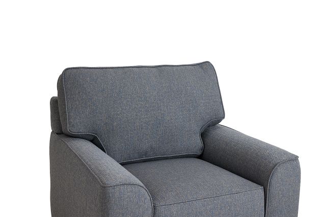 Austin Blue Fabric Chair