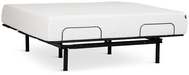 Rest & Renew By Zinus Gel Memory Foam Mattress 12" Medium Slat Adjustable Mattress Set