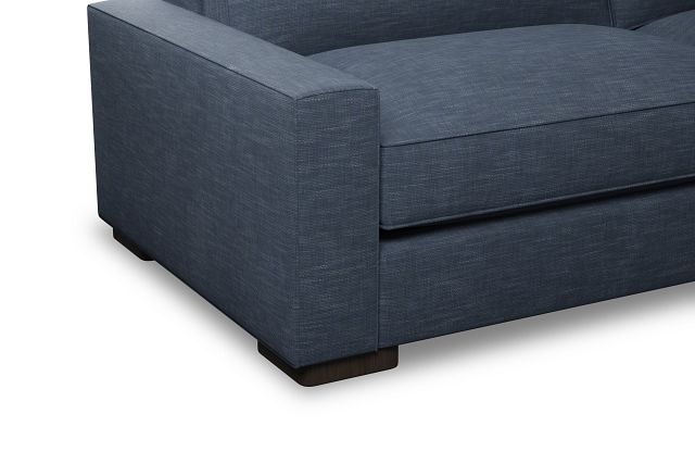 Edgewater Elevation Dark Blue 96" Sofa W/ 2 Cushions