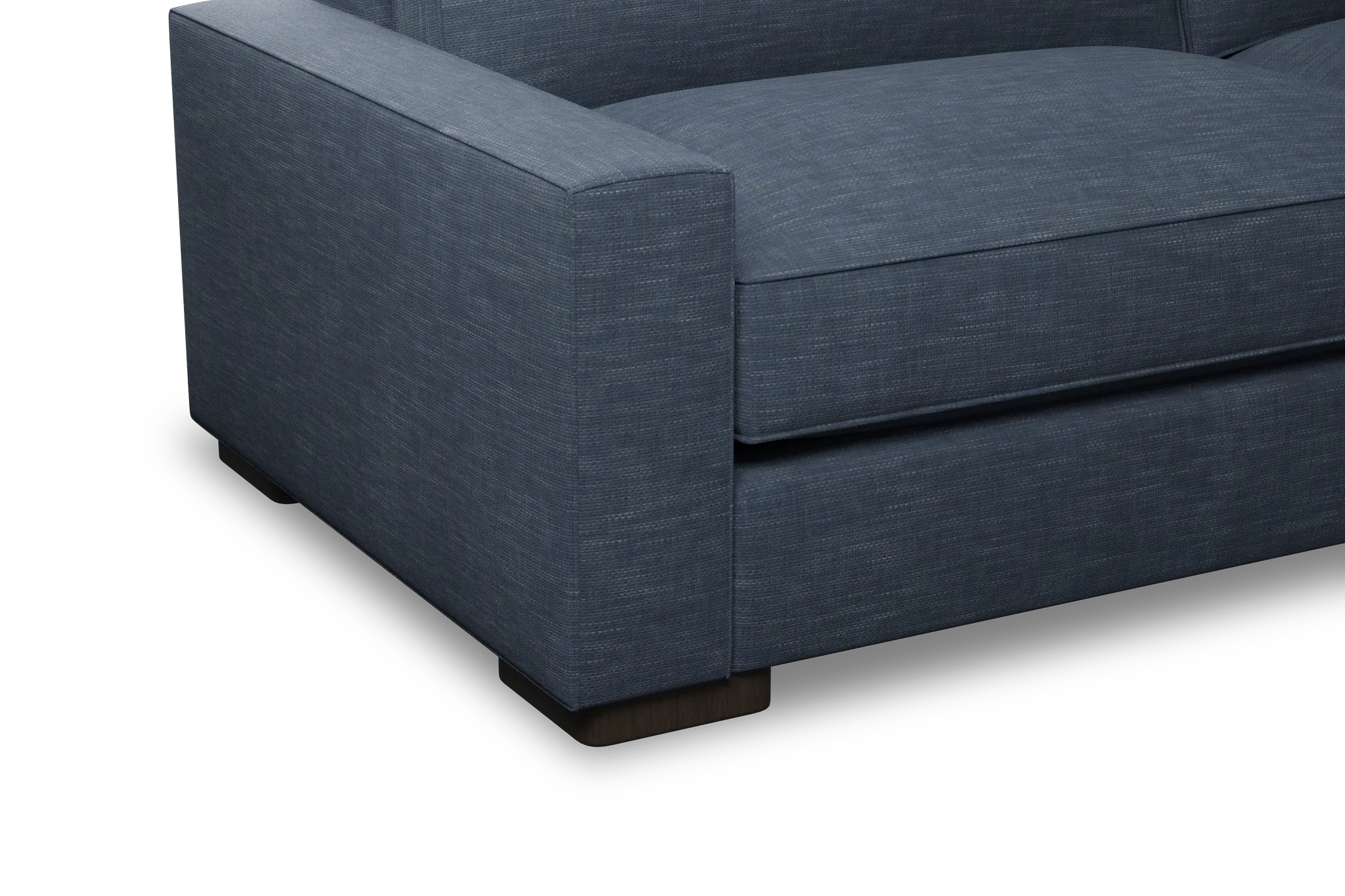 Edgewater Elevation Dark Blue 96" Sofa W/ 2 Cushions