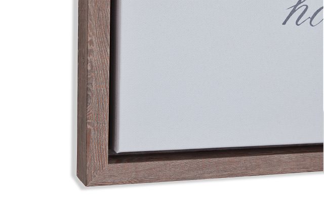 Abode White Framed Wall Art