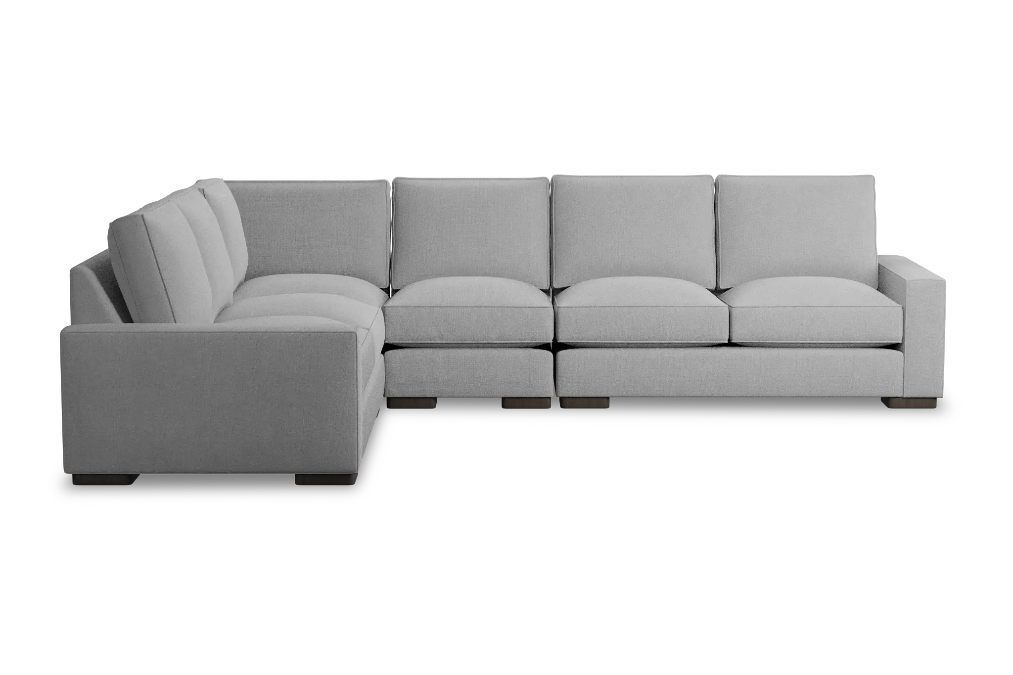 Edgewater Suave Gray Medium Two-arm Sectional Edgewater Suave Gray Medium Two-arm Sectional