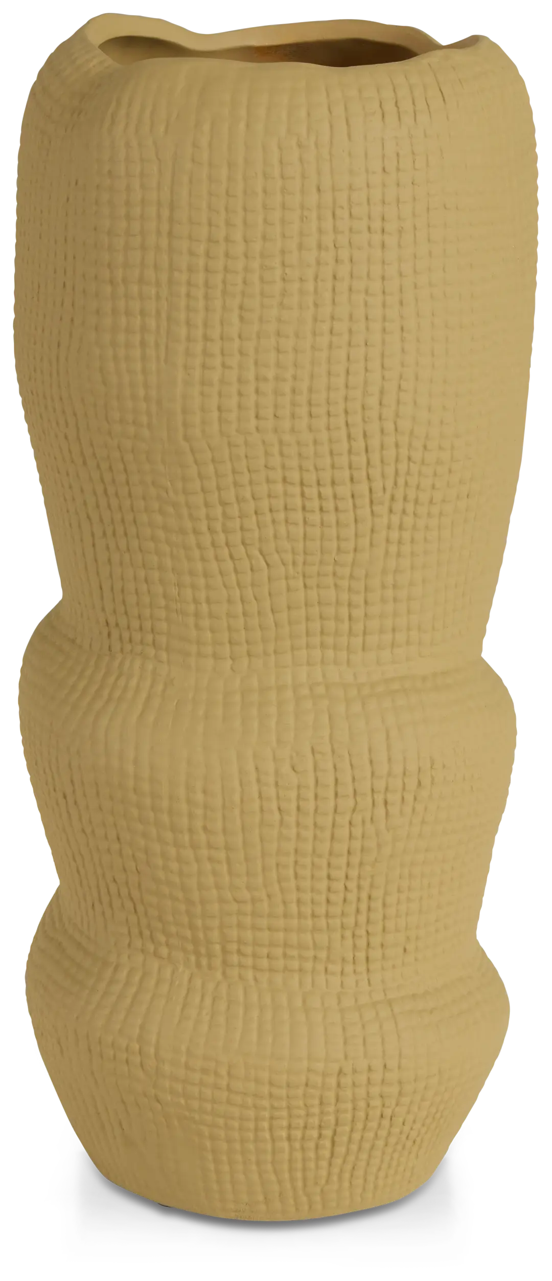 Waffi Beige Small Vase Waffi Beige Small Vase