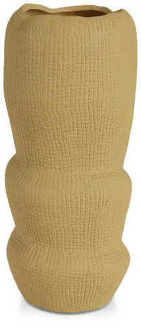 Waffi Beige Small Vase