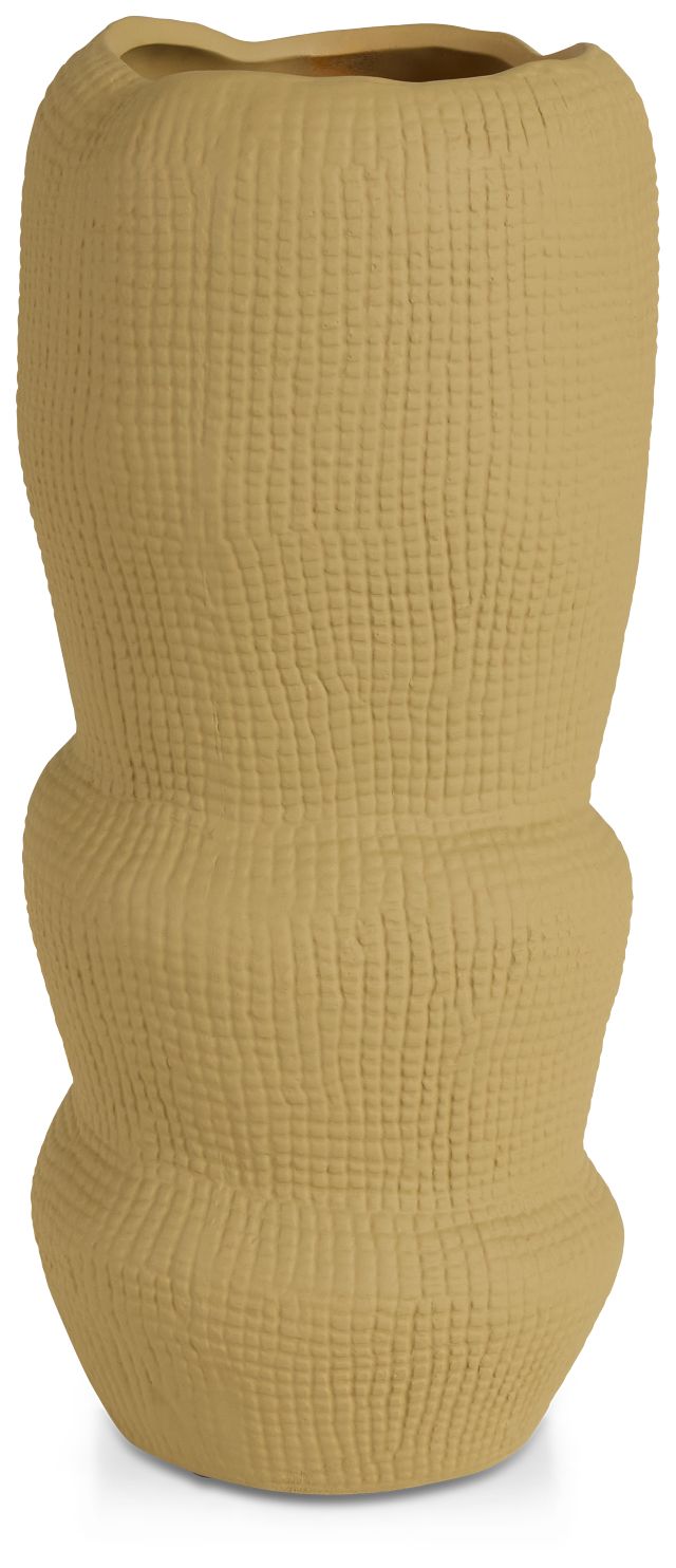Waffi Beige Small Vase