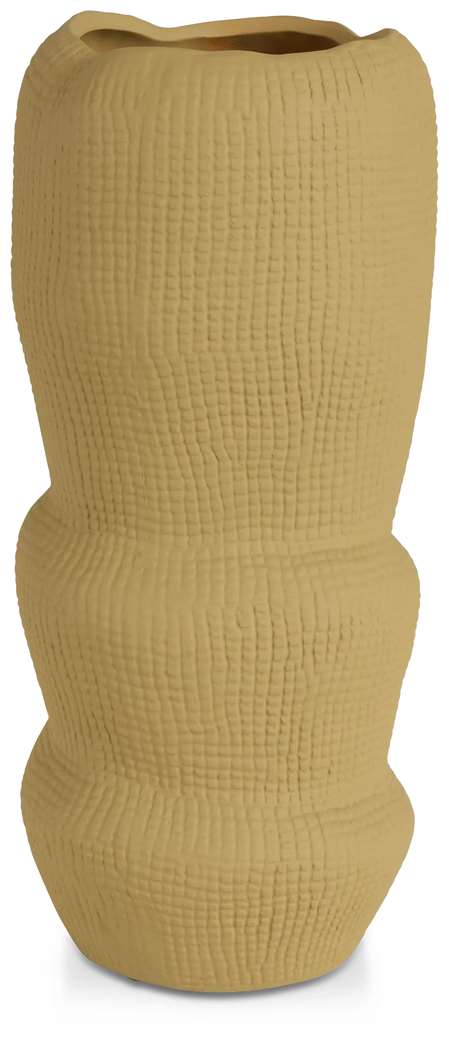 Waffi Beige Small Vase