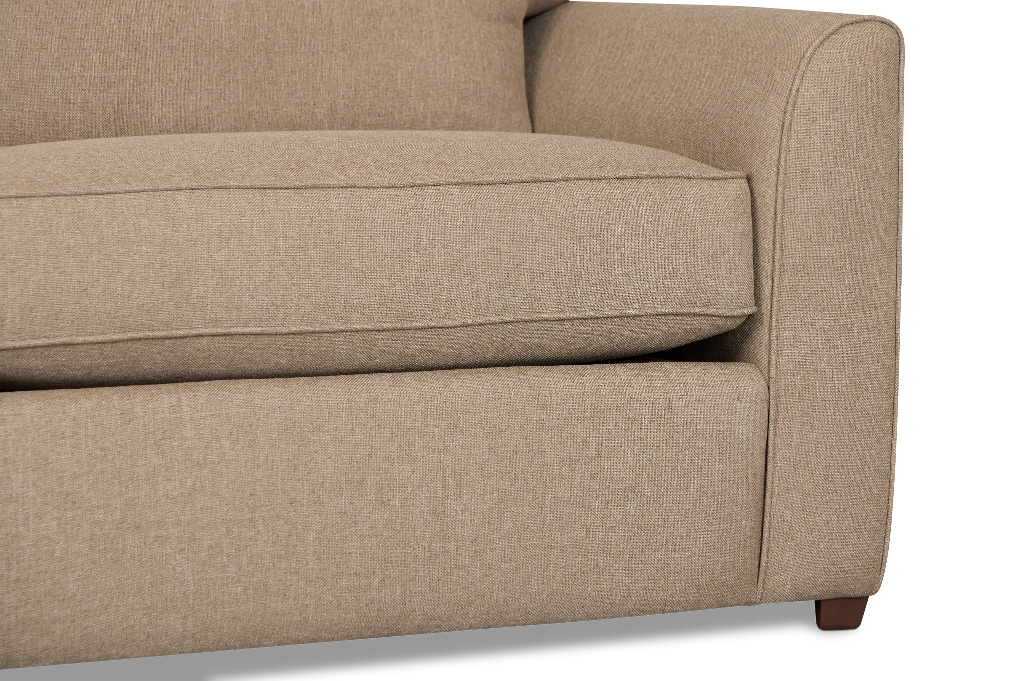 Tate Brown Small Memory Foam Sleeper