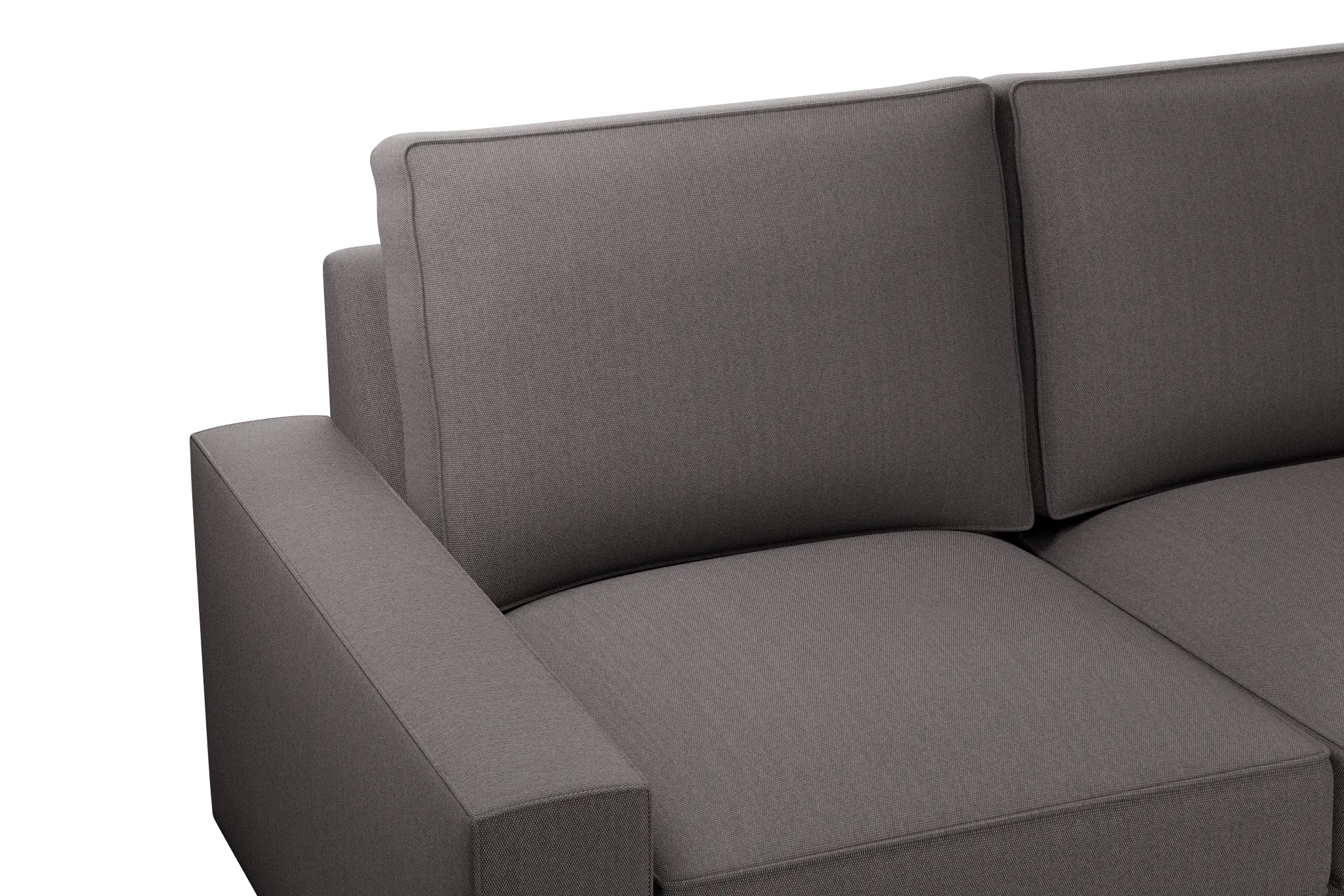 Edgewater Peyton Gray Small Two-arm Sectional Edgewater Peyton Gray Small Two-arm Sectional