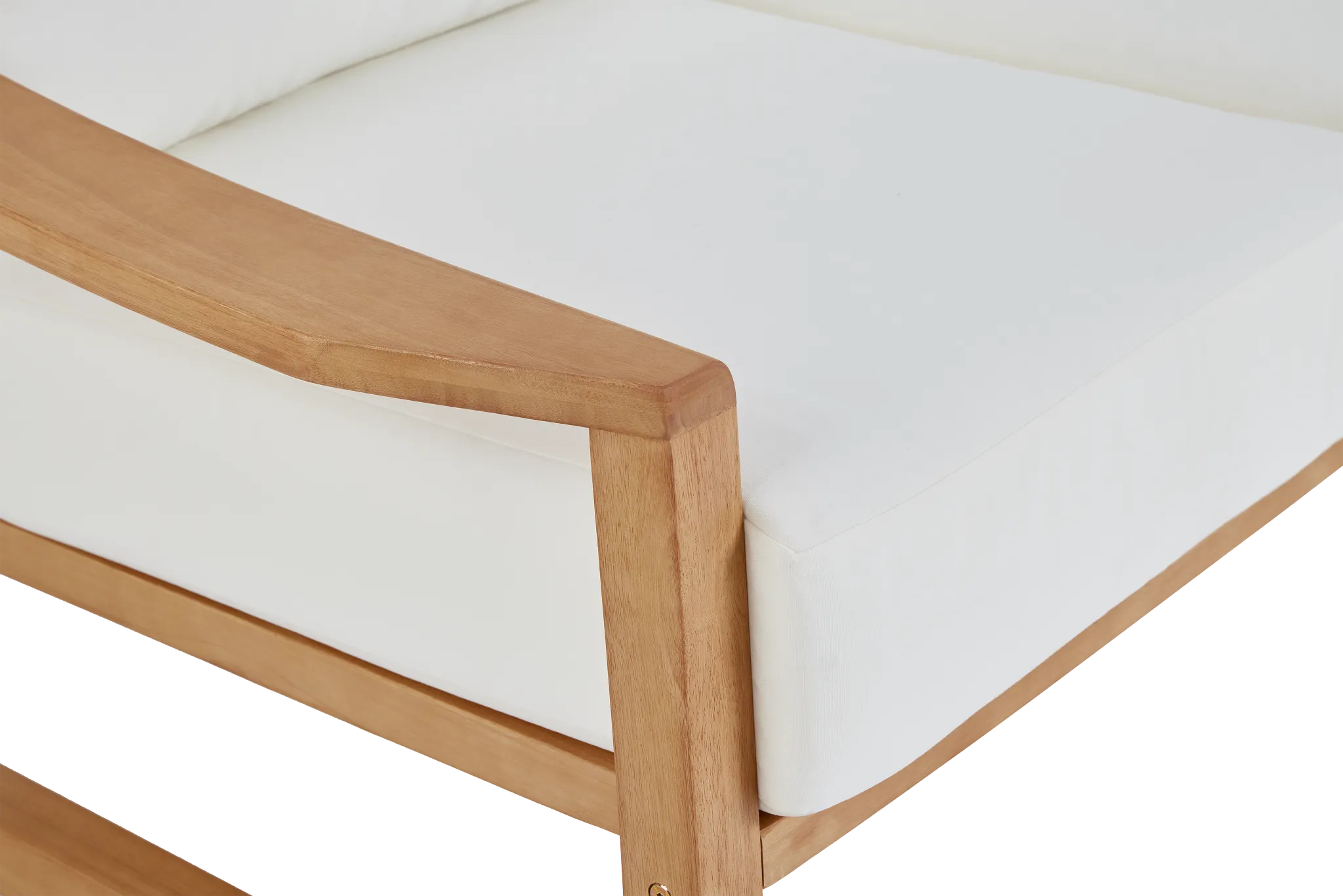 Tobago Light Tone Sofa With White Cushions