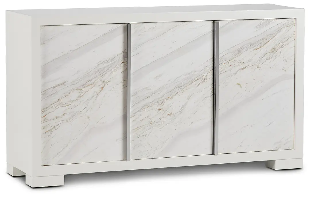 Ocean Drive White Marble Buffet Ocean Drive White Marble Buffet