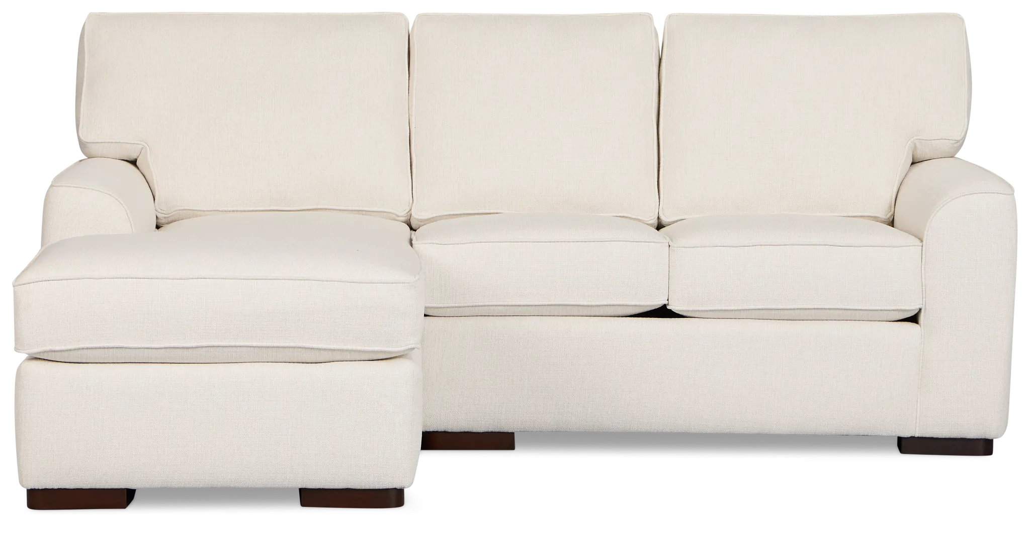 Sinclair Light Beige Fabric Left Chaise Sectional