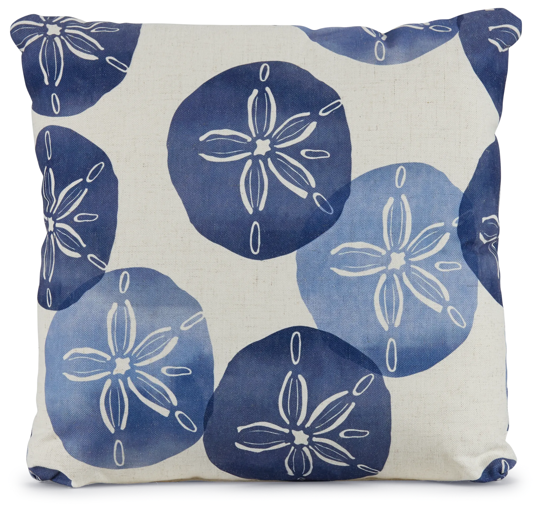 Sand Dollar Blue 20" Accent Pillow