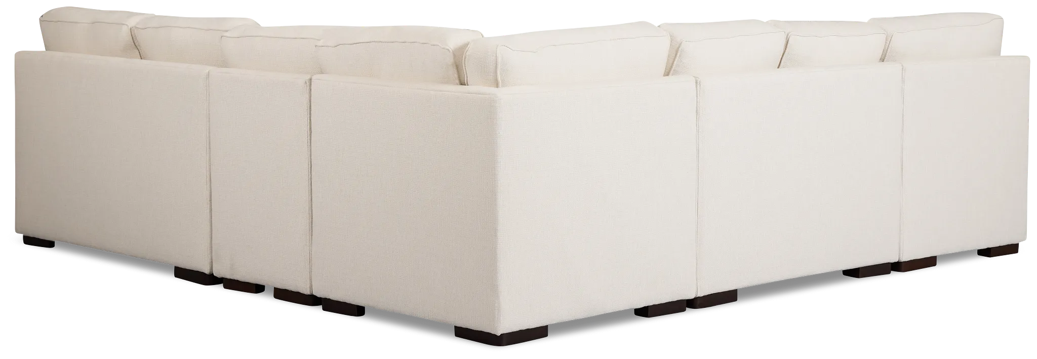Sinclair Light Beige Fabric Large Left Chaise Sectional