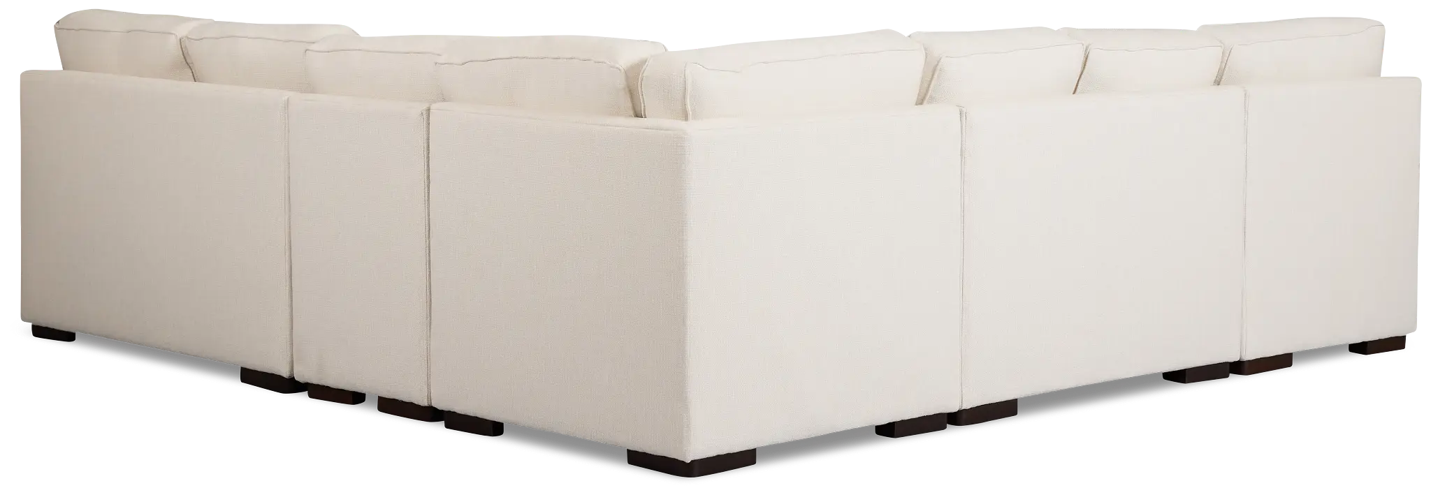 Sinclair Light Beige Fabric Large Left Chaise Sectional Sinclair Light Beige Fabric Large Left Chaise Sectional