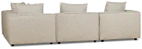 Tatum Beige Fabric 5-piece Modular Sectional