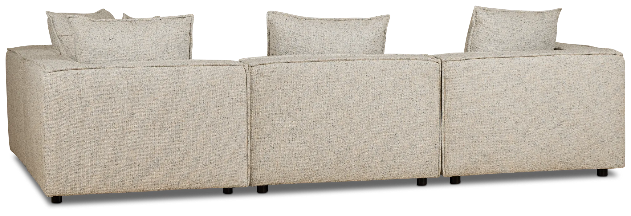 Tatum Beige Fabric 5-piece Modular Sectional