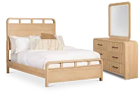 Lyndie Light Tone Panel Bedroom