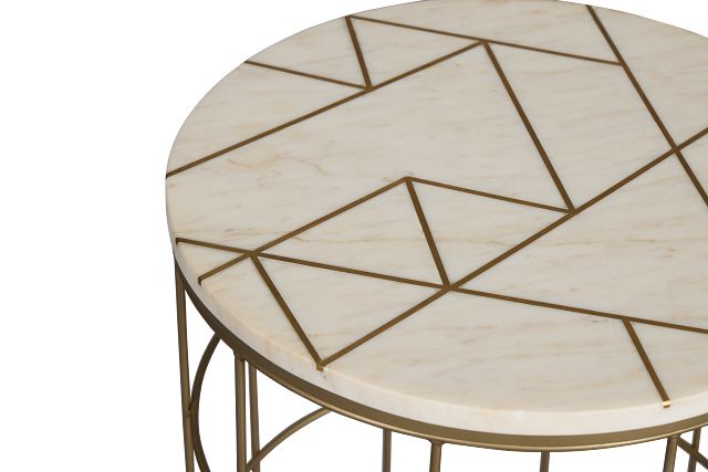 Arielle Marble Accent Table