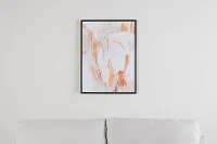 Layne Orange Framed Wall Art