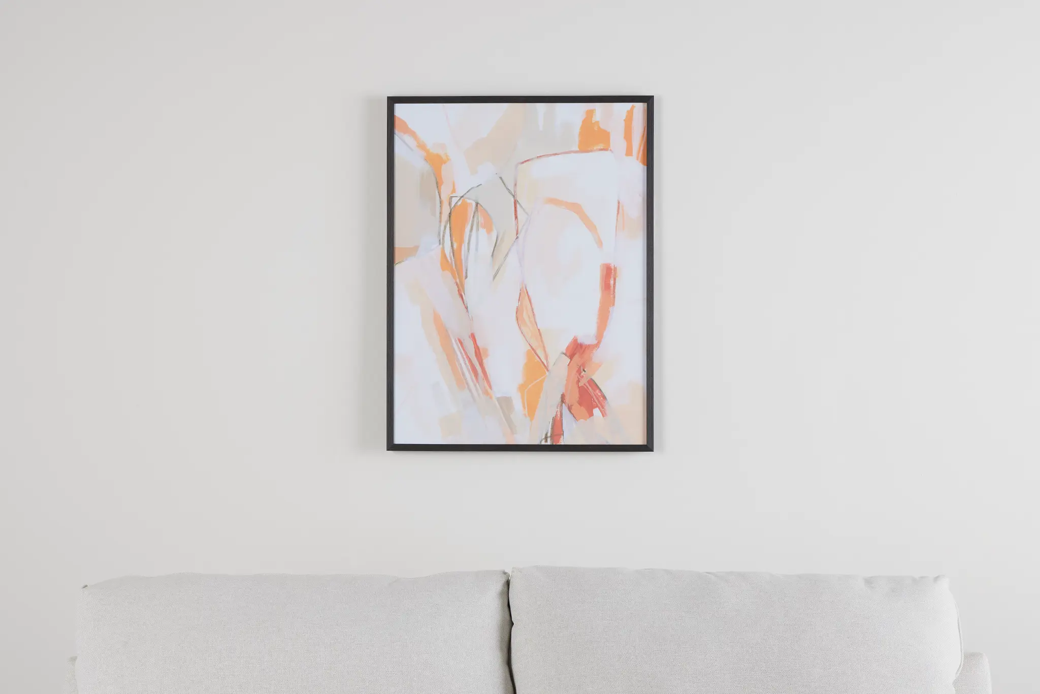 Layne Orange Framed Wall Art Layne Orange Framed Wall Art