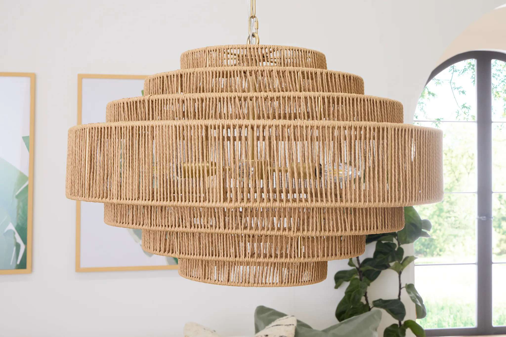 Lauros Gold Chandelier