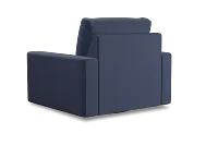 Edgewater Peyton Dark Blue Swivel Chair