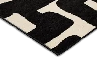 Fran Black 5x7 Area Rug
