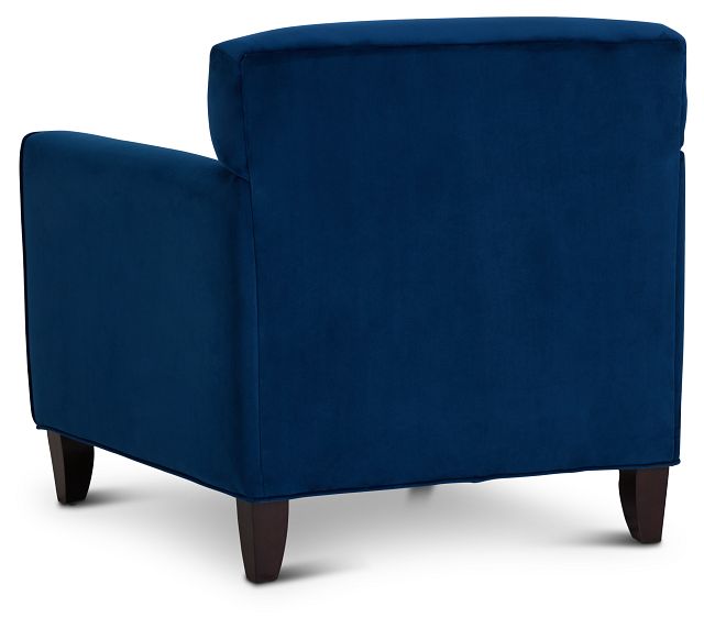 Royale Blue Fabric Accent Chair