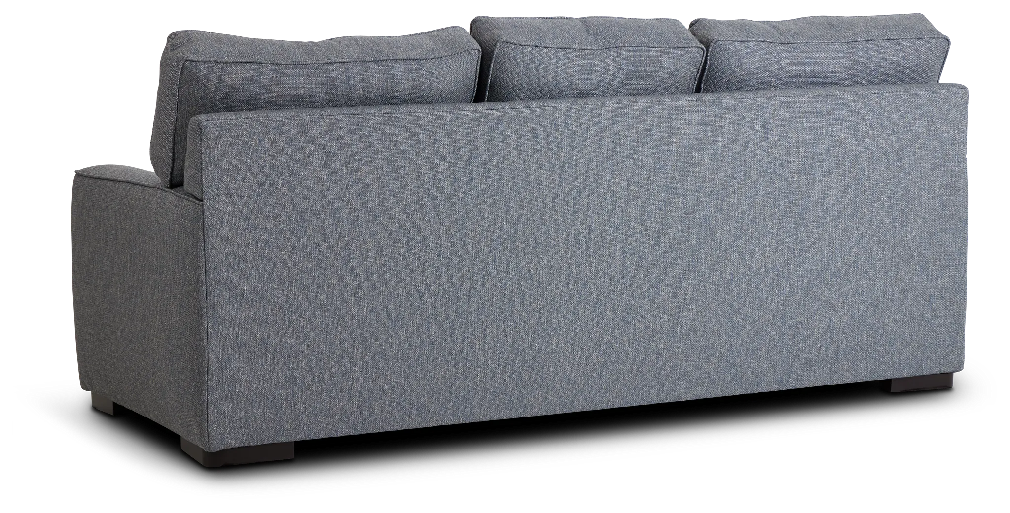 Austin Blue Fabric Memory Foam Sleeper